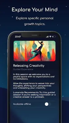 Lumenate Explore & Relax android App screenshot 3