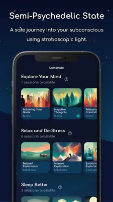 Lumenate Explore & Relax android App screenshot 4